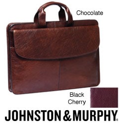 Johnston  Murphy Portfolio Briefcase - Overstockâ„¢ Shopping - Great ...