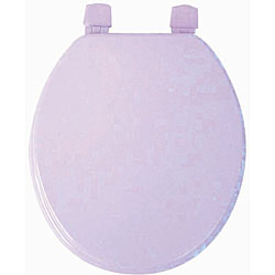 Corn Flour Purple Molded Wood Solid Toilet Seat