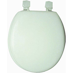 Trimmer Solid White Soft Toilet Seat