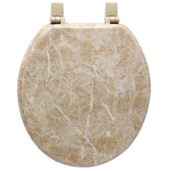 Trimmer Marblized Molded Wooden Toilet Seats