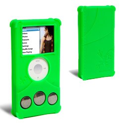 iFrogz Neon Green iPod Nano AUDIOWrapz Case