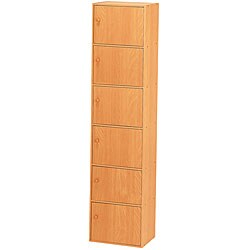 Oak Stacked Cubes Cabinet