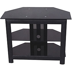 Black Corner TV Stand