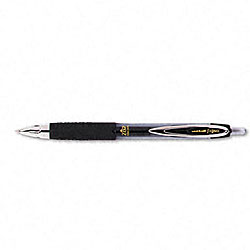 Uni-Ball Gel 207 Black Rollerball Pen (Pack of 12)