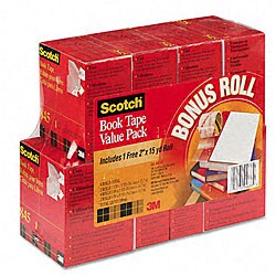 3M See-through Book Repair Tape (Pack of 8)
