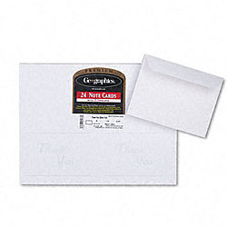 Geographics 'Thank You' Cards (Pack of 24)
