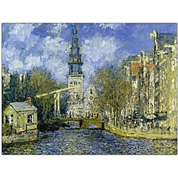 Claude Monet 'The Zuiderkerk at Amsterdam' Art