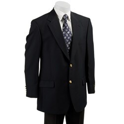 Palm Beach Men's Navy Wool Blazer