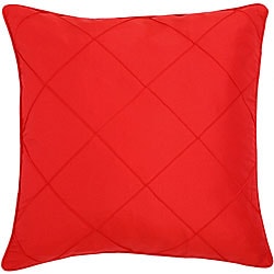 Red Diamond Patterned Cushion Cover