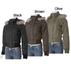 Ci Sono by Adi Junior's Quilted Jacket with Hood