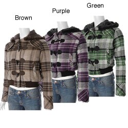 Ci Sono by Adi Junior's Plaid Wool Jacket
