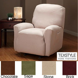 TexStyle Stretch Suede Recliner Slipcover