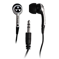 EarPollution Silver Plugz Stereo Earbuds