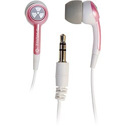 EarPollution Pink Plugz Stereo Earbuds