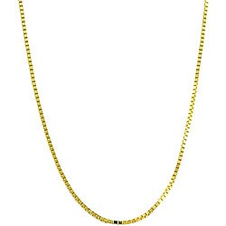 10k Yellow Gold Adjustable Box Chain
