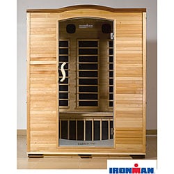 Ironman 3-person Carbon Sauna with Infloor Radiant Heat