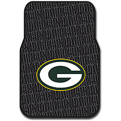 Green Bay Packers 2-piece Front Floor Car Mat Set