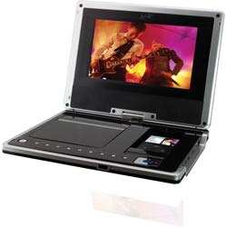 iLive IP908B 9-inch iPod-docked Portable DVD Player