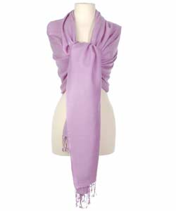 Himalaya Trading Co. Royal Lilac Pashmina and Silk Shawl