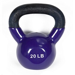 J Fit Premium 20-pound Vinyl Kettlebell