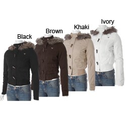 Ci Sono by Adi Juniors Jacket with Embellished Hood