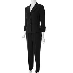 Focus 2000 Shirred Blazer Two-piece Pant Suit