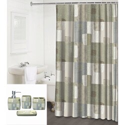 Mezzo Shower Curtain 5-piece Bath Accessory Set