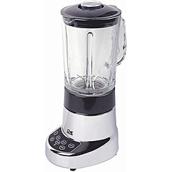 Kalorik Chrome Blender with Glass Jar