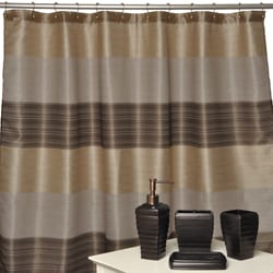 Alys Oil-rubbed Bronze 4-piece Bathroom Accessory Set w/ Shower Curtain
