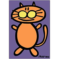 Marco 'Astrocat' Framed Canvas Art