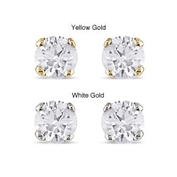 Miadora 14k Gold 1/4ct TDW Diamond Stud Earrings