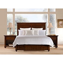 Bedroom Furniture Sets King on Tall Headboard 3 Piece Eastern King Bed Set   Overstock Com