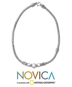 Sterling Silver 'Trinity' Necklace (Thailand)