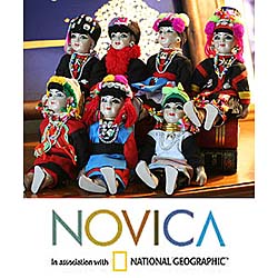 Set of 7 'Northern Hill Tribes' Dolls (Thailand)