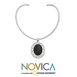 Onyx 'Dark Mirror' Choker (Indonesia)