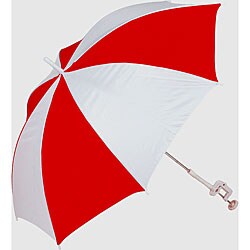 RainWorthy Red/ White Clamp Umbrellas (Case of 24)