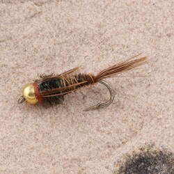 Gold Bead Pheasant Tail Fishing Fly (Set of 12)