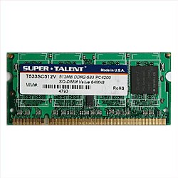 Super Talent 512MB 533MHz Laptop Memory Module