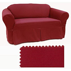 Brushed Berry Chair Slipcover