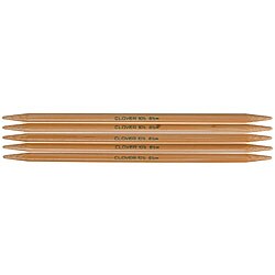 Clover Bamboo Size 8 Double-pointed Knitting Needles