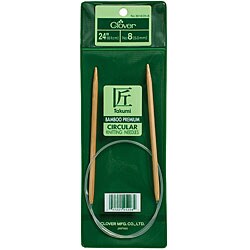 Clover Bamboo Size 4 24-inch Circular Knitting Needles