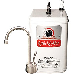 Quick & Hot Water Tank and Chrome Faucet Combo