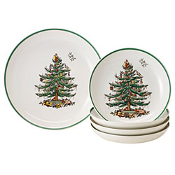 Spode Christmas Tree 5-piece Bowl Set