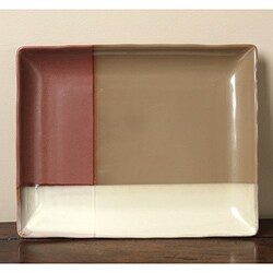 Sango Gold Dust Sienna 12.5-inch Rectangular Platter