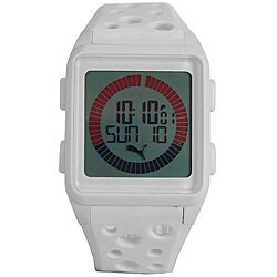 Puma Agitation Women's Silver Dial White Strap Watch