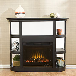Bradley Black Electric Fireplace