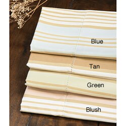 Cabana Stripe 400 Thread Count Cotton Sheet Set