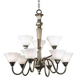 Georgetown Golden Bronze 9-light Chandelier