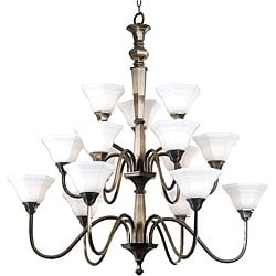 Georgetown Golden Bronze 15-light Chandelier
