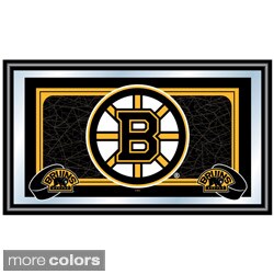 NHL Officially Licensed Wood Framed Mirror